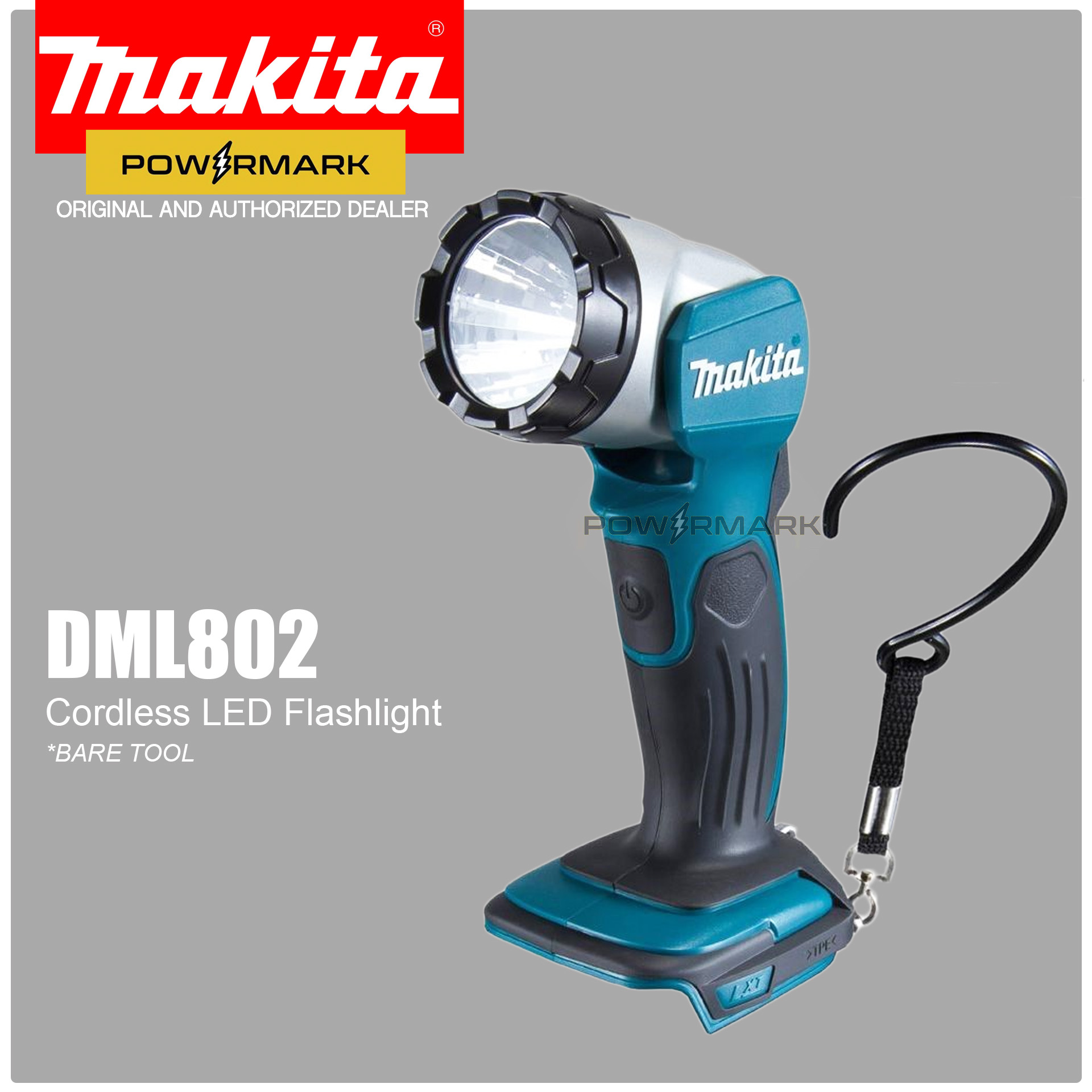 For Makita DML802 LXT Li-Ion 18V Cordless LED Spotlight/Flashlight LED Bare Tool 