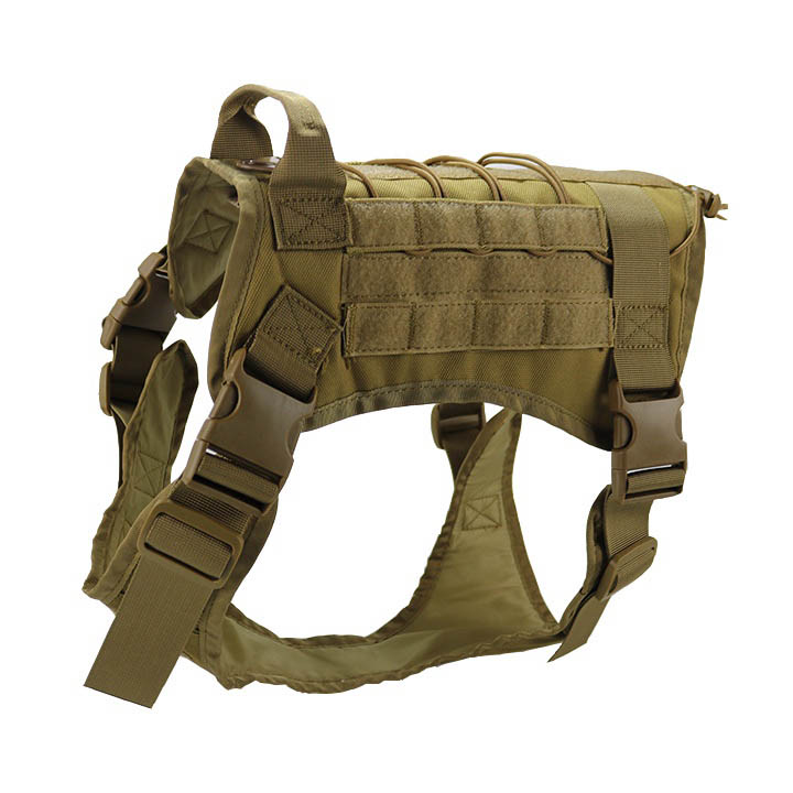 Tactical Dog Vest Breathable Military Clothes Harness Size Hunting Dog 