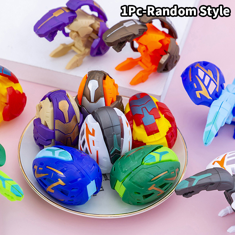 banbi 1Pc Dinosaur Eggs Transforming Toy Simulation Deformation Dinosaur Transform Twisting Children Educational Toys Kids Gift