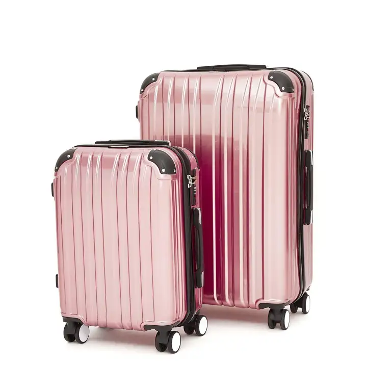 rose gold suitcase small