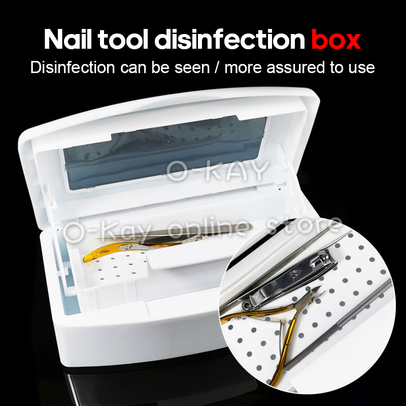 OKAY Professional Sterilizer Tray Box Clean Nail Art Salon Manicure
