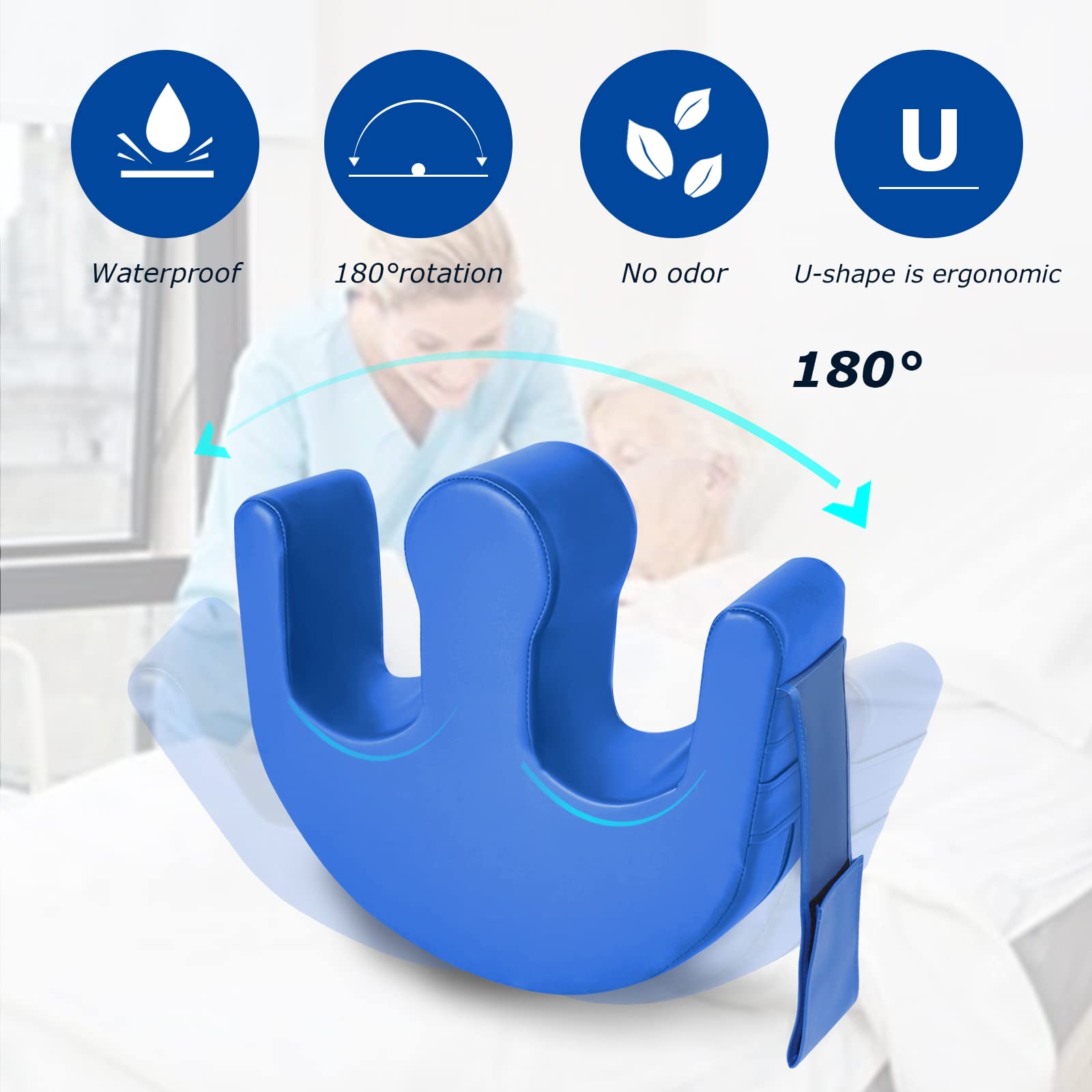  YZRYXHWL Bedridden Patient Turning Device-Multifunctional Turning  Pillow PU Leather Anti-Bedsore Waterproof Paralyzed Bed Shift Nursing  Products Helping The Elderly Turn Over Pillow : Health & Household