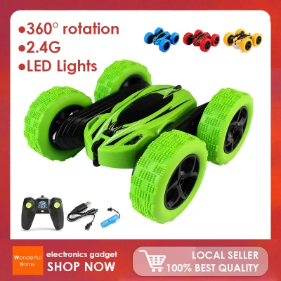 【Philippine Stock】Rc Car Remote Control Car Crawler Rc Drift Battery Operated Stunt Machine Radio Controlled Cars Toys For Children Q70 Rc