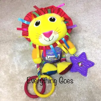 Lamaze Play And Grow Logan The Lion Crib Stroller Toy For Baby