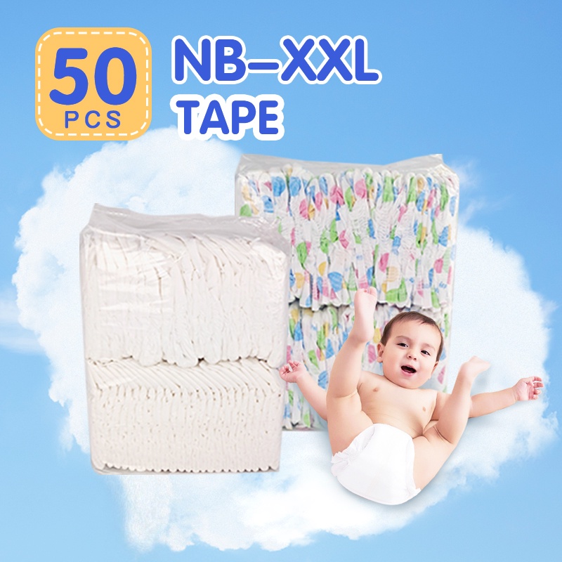 Korean Diapers Pants RANDOM DESIGN Ultrathin Disposable Diapers NB,S, M