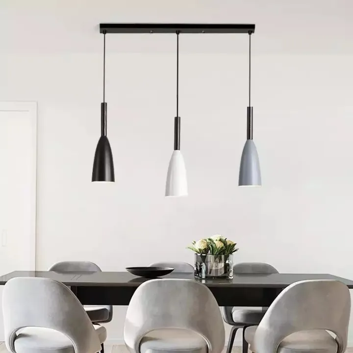 Modern 3 Pendant Lighting Nordic Minimalist Pendant Lights Dining Table Kitchen Island Hanging Lamps Dining Room Lights E27 Free Shiping Lazada Ph
