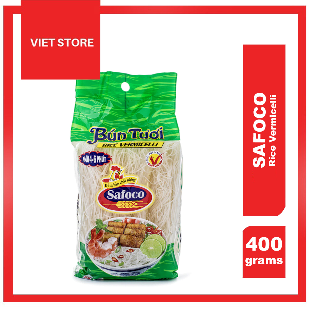 Viet Store Safoco Bun Kho Vietnamese Rice Vermicelli Noodles 400g ...