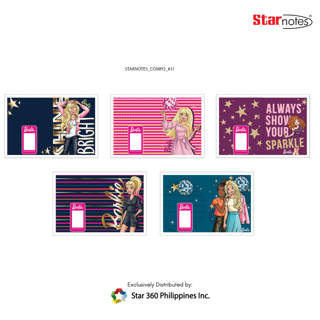 Starnotes Compo Notebooks Set of 5 - Barbie Collection #1 | Lazada PH