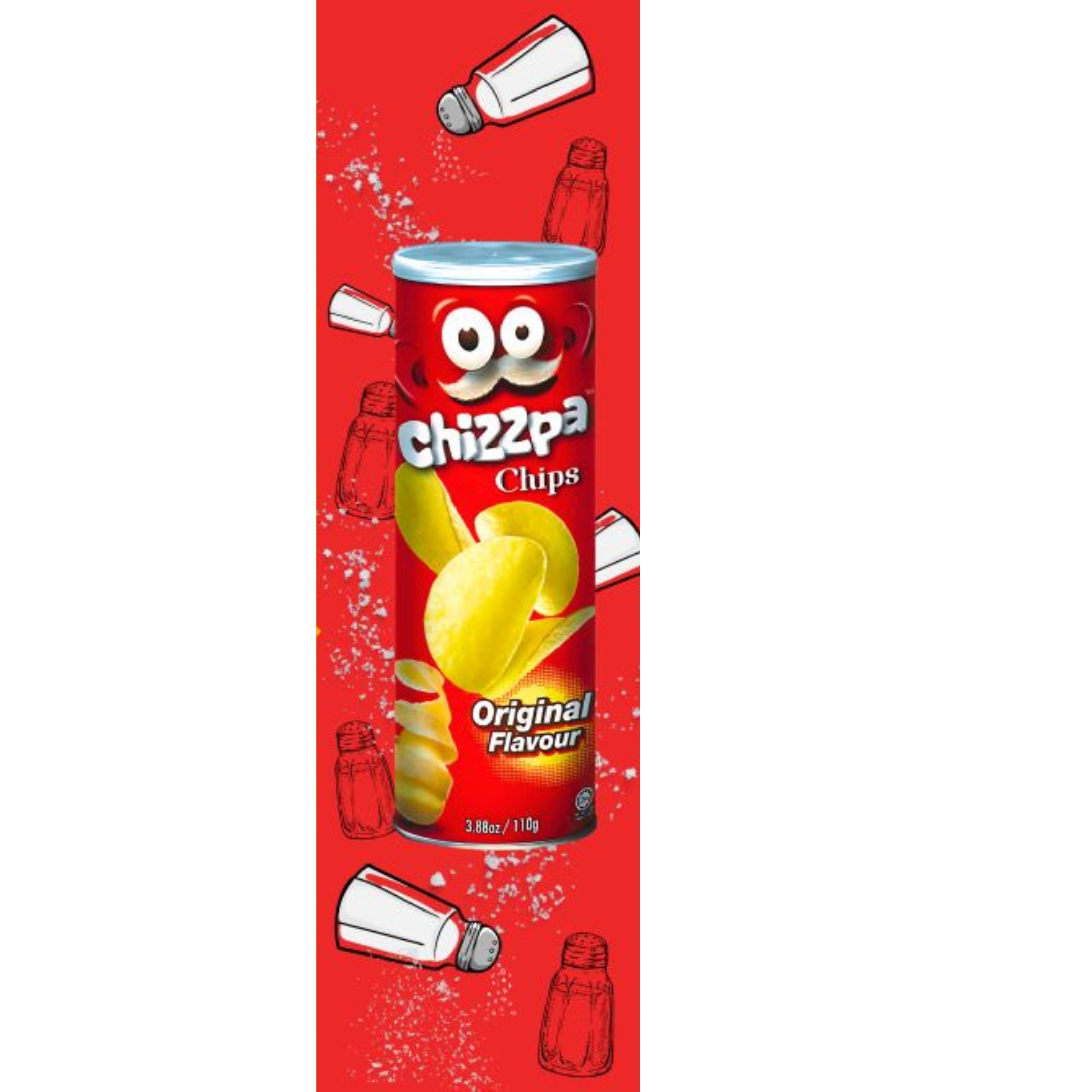 Chizzpa Potato Chips - Sour Cream, Cheese, Original, Barbeque Flavors ...
