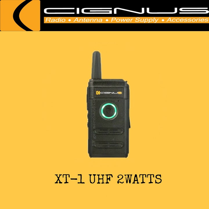 Cignus XT1 UHF 2watts Mini Portable Handheld Radio Lazada PH