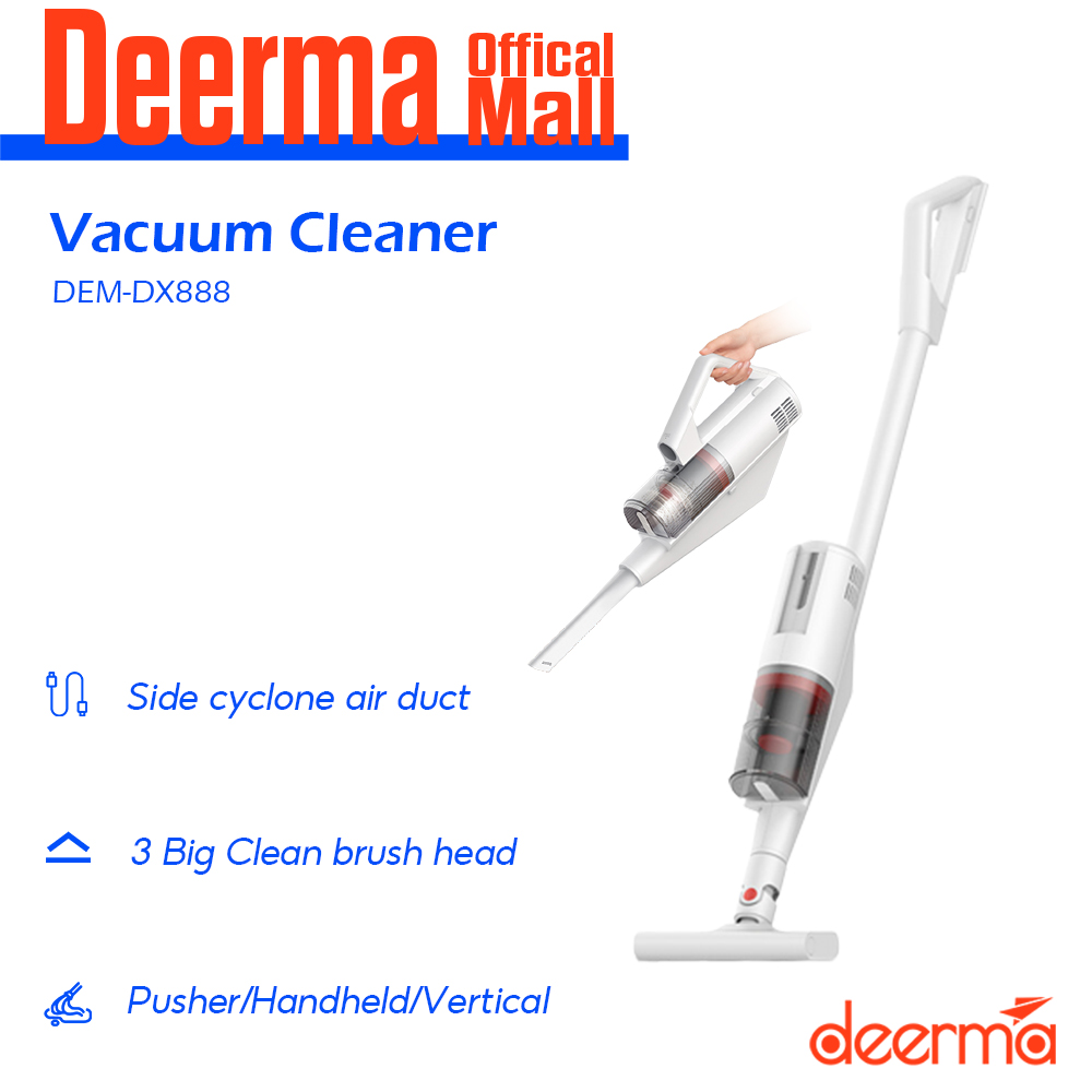 Deerma DX888 Vacuum Cleaner for Home 3 in 1 Corded Vacuum Cleaner