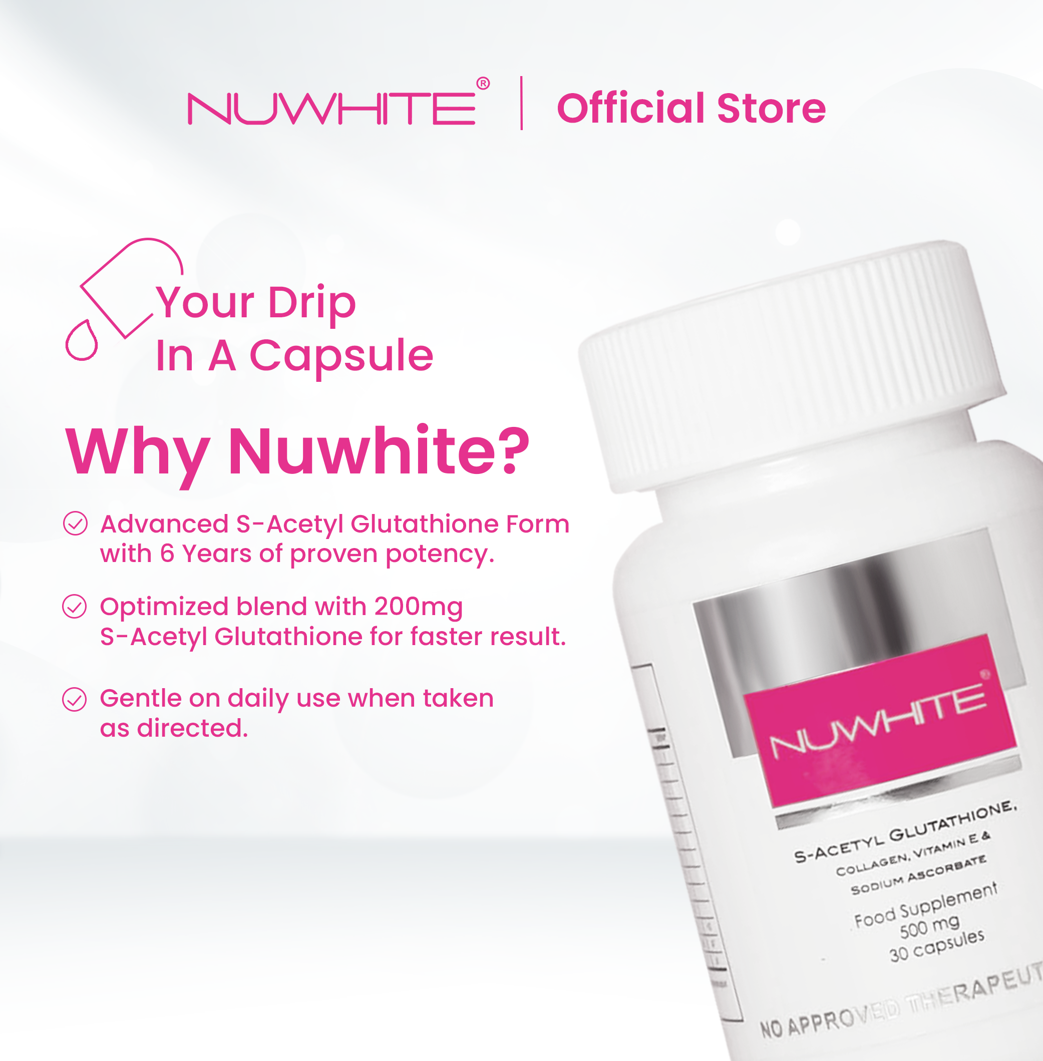 nuessence collagen and glutathione price philippines Nuwhite S-Acetyl Type:Royal Beauty White Anti Melasma Soap IV Hydration | Clarksville, 1442