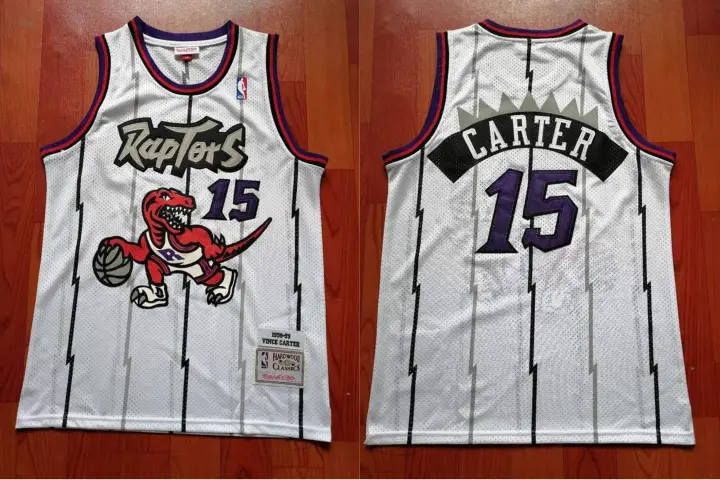 vince carter red raptors jersey