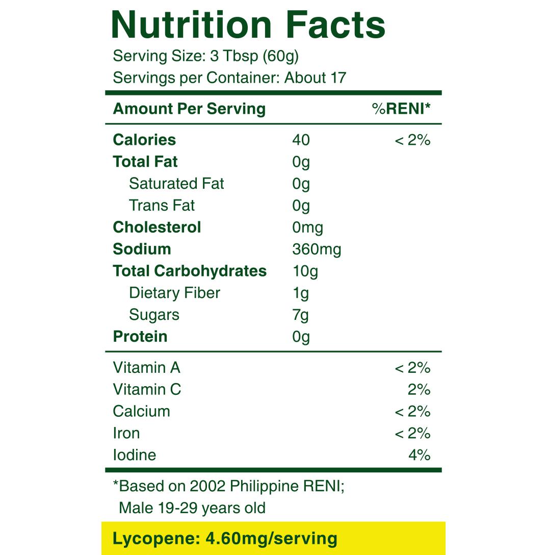 Del Monte Tomato Sauce Filipino Style 1kg review and price