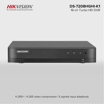 Hikvision DS-7208HGHI-K1 8 Channel Turbo HDR CCTV