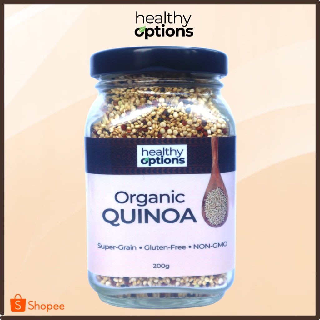 [HARANG] Organic Quinoa Organic Tricolor Quinoa Superfood Rich in Fiber Omega 3 Protein 100g