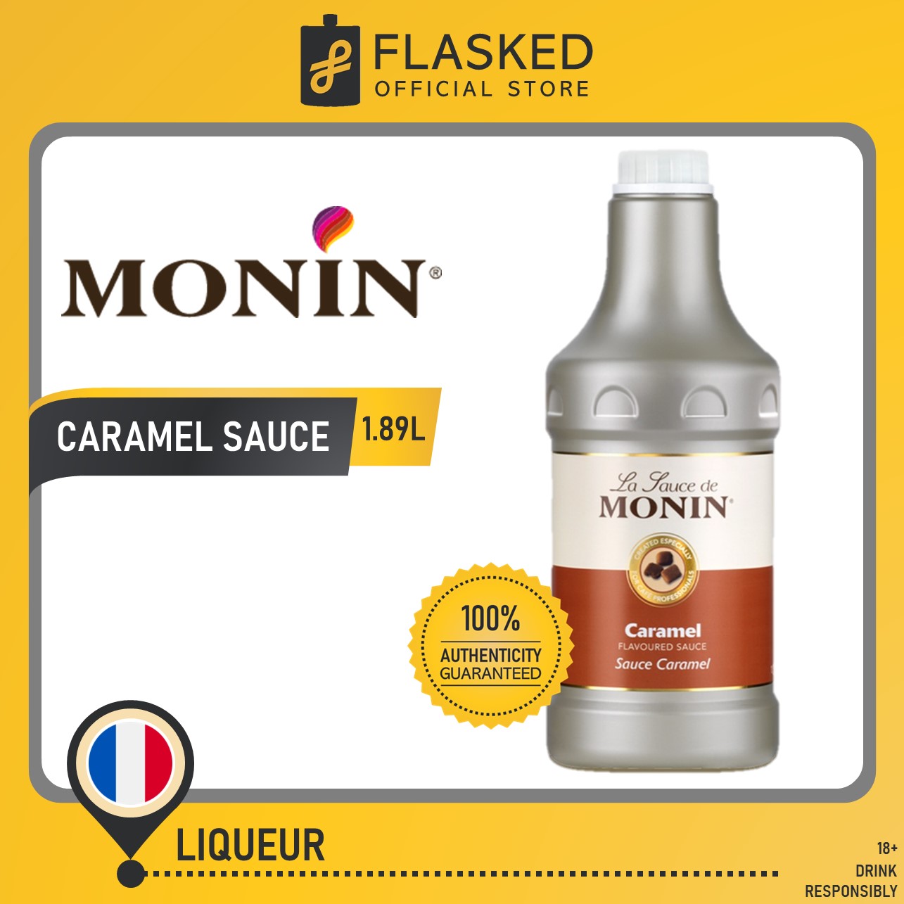 Monin Caramel Sauce 1.89L Lazada PH