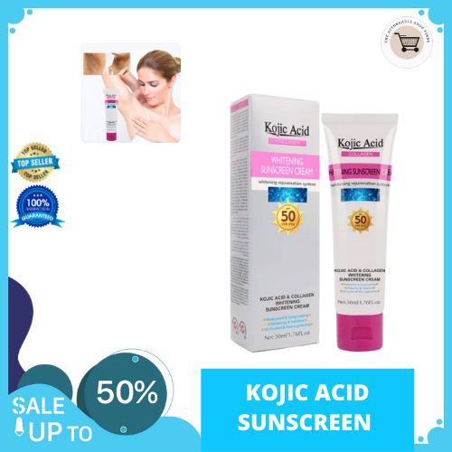 kojic acid collagen whitening sunscreen cream