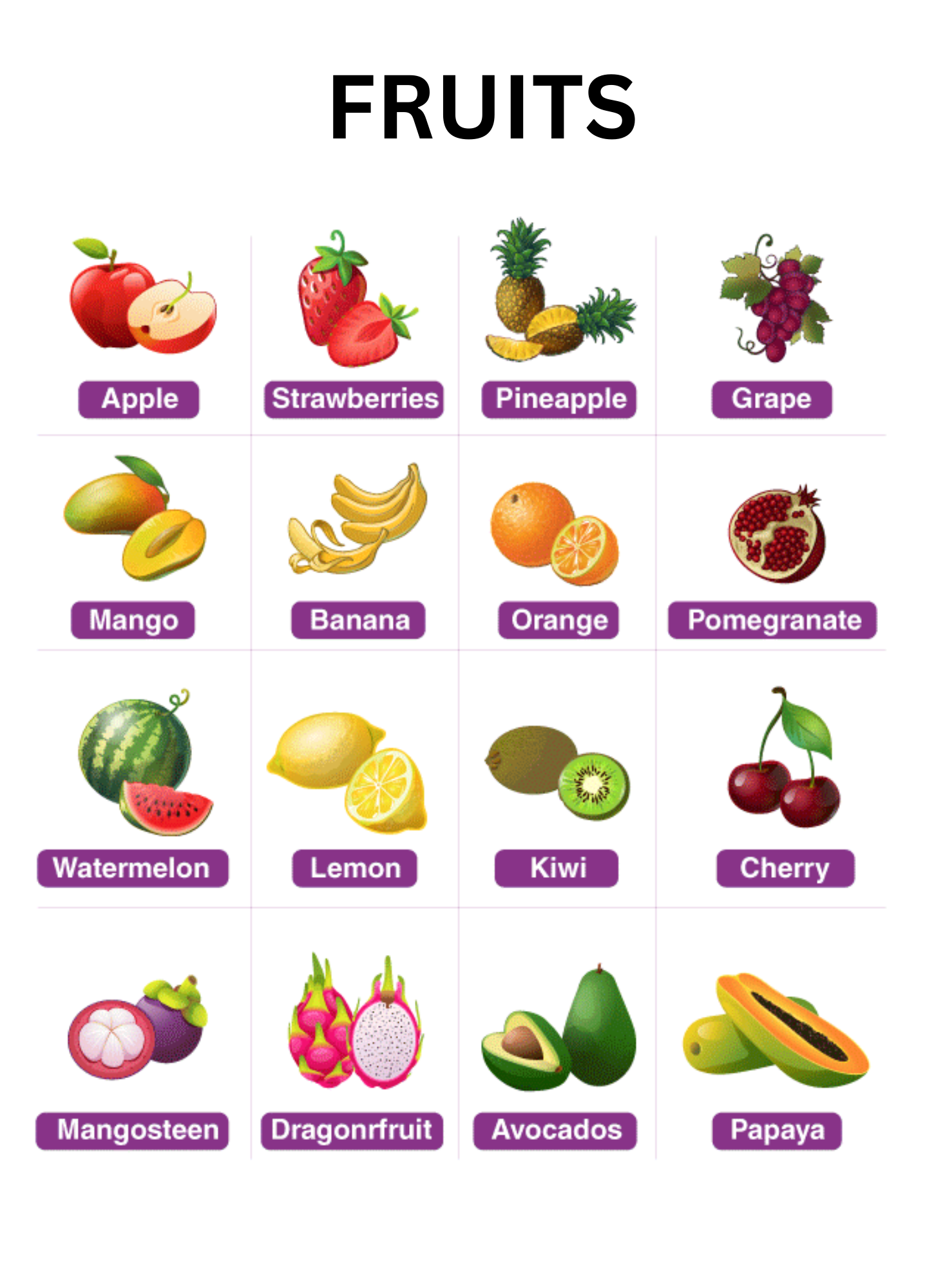 LAMINATED EDUCATIONAL WALL CHARTS FOR KIDS A4 SIZE | Lazada PH