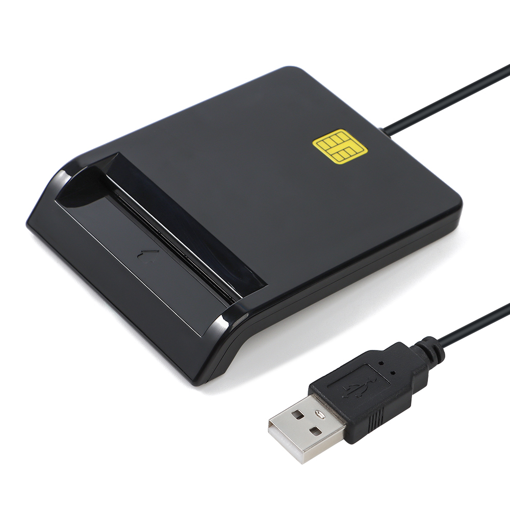 Ubewlb new usb id/ic/bank cards professional public access dnie atm cac smart card reader electronic tax