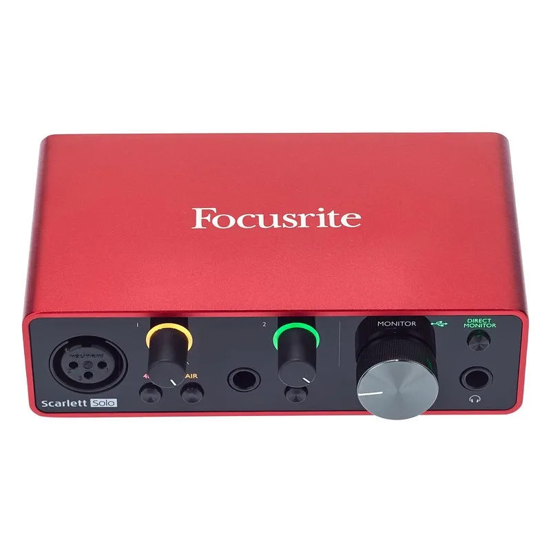 Focusrite Scarlett solo (4th gen/3rd gen) USB audio interface with ...