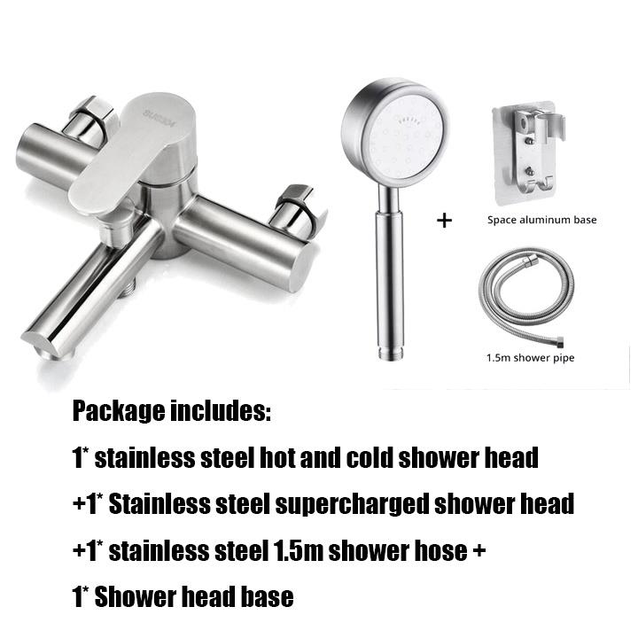 Hot And Cold Shower Set With Hose Shower Hose Mixer Faucet Set Lazada PH