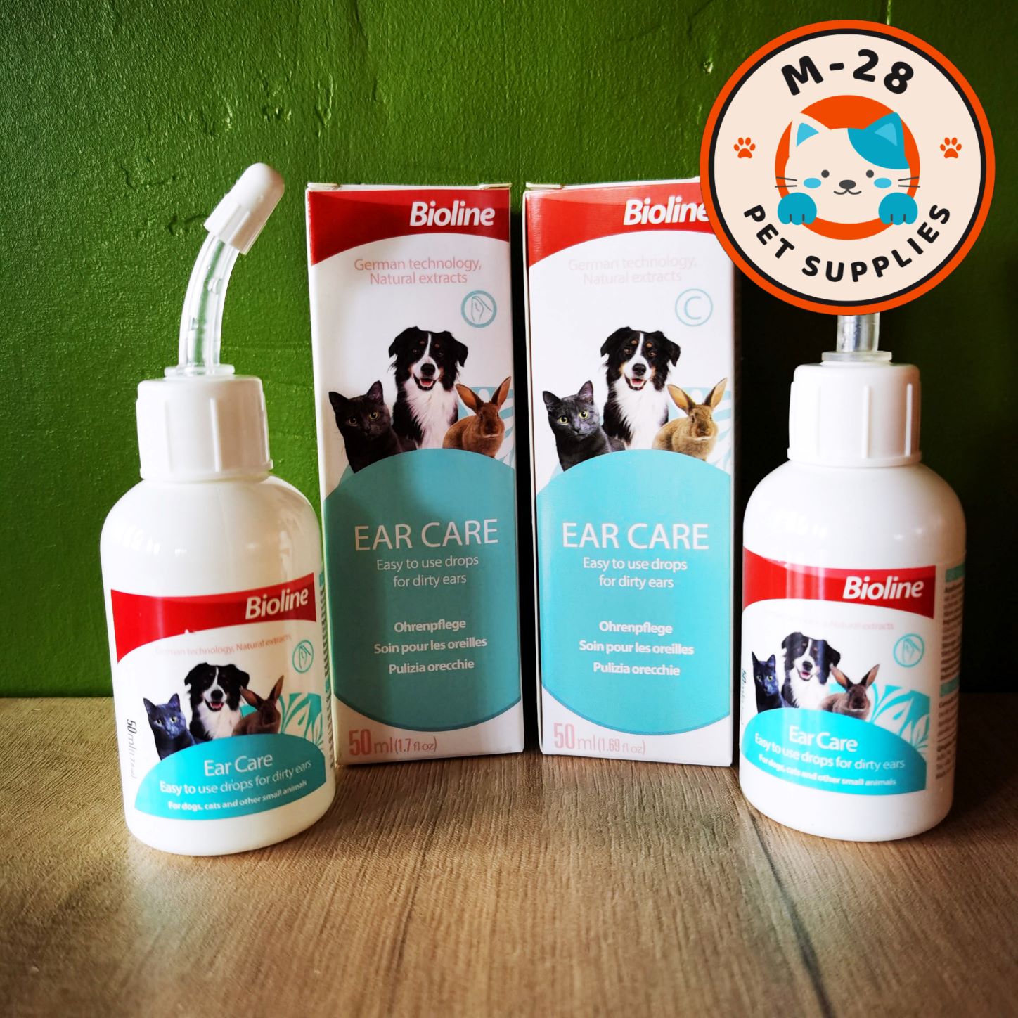 Bioline Ear Cleaner, Ear Care, Ear Drops for Dogs, Cats, and Rabbits 50ml Lazada PH