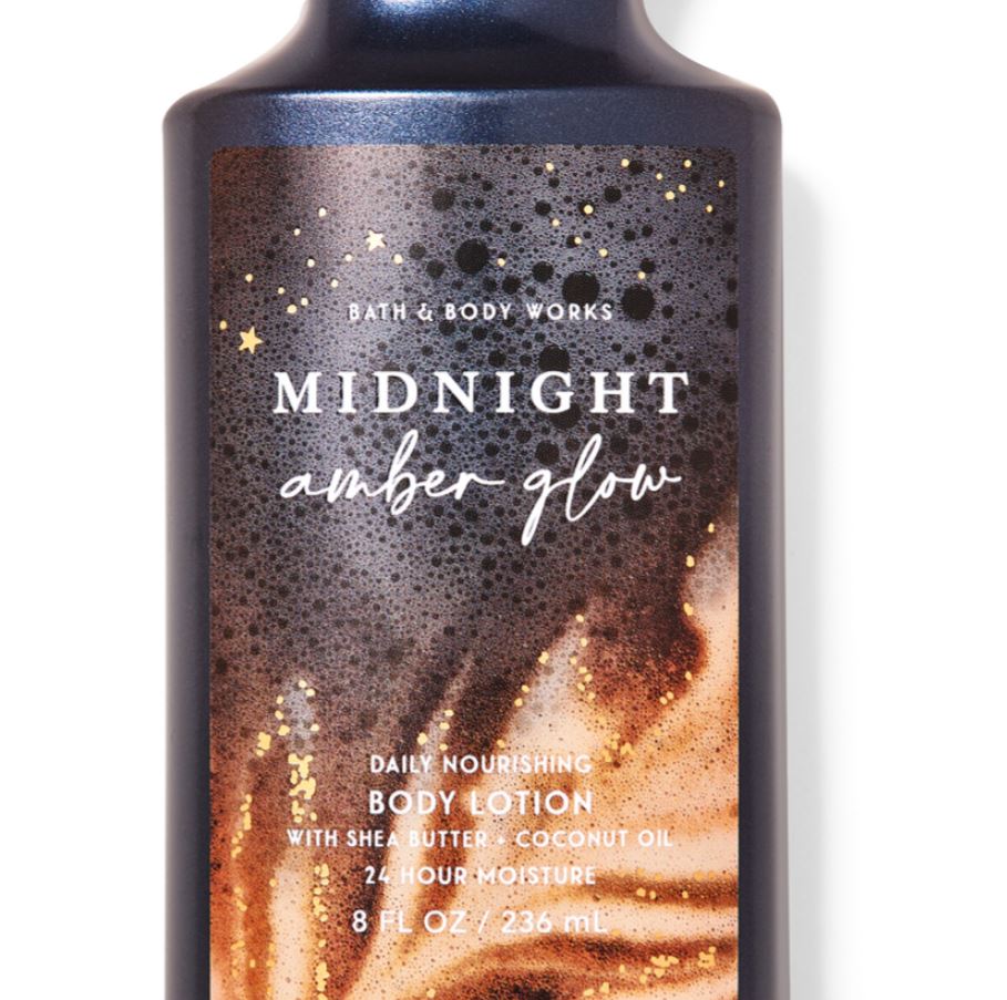 Bath & Body Works and Midnight Amber Glow Super Smooth Lotion Sets Gift For  Women 8 Oz -2 Pack (Midnight Amber Glow)