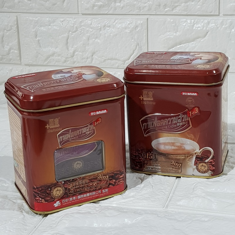 Original 2 Cans Baian Lishou Thailand Slimming Coffee Effective For