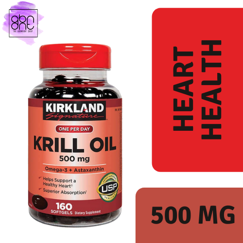 Kirkland Signature Krill Oil 500 mg 160 Softgels Lazada PH