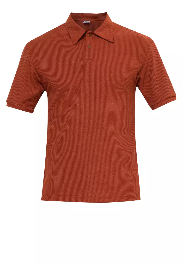 Burnt orange polo outlet shirt