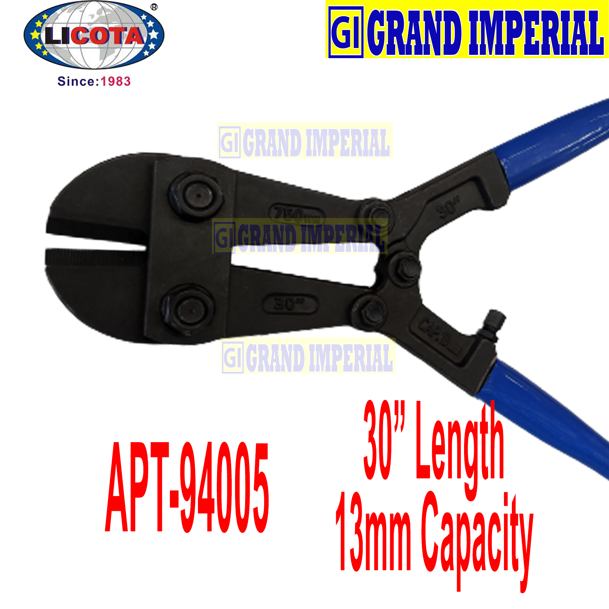 Licota Bolt Cutter 30" Length, 13mm Capacity APT94005 Grand Imperial