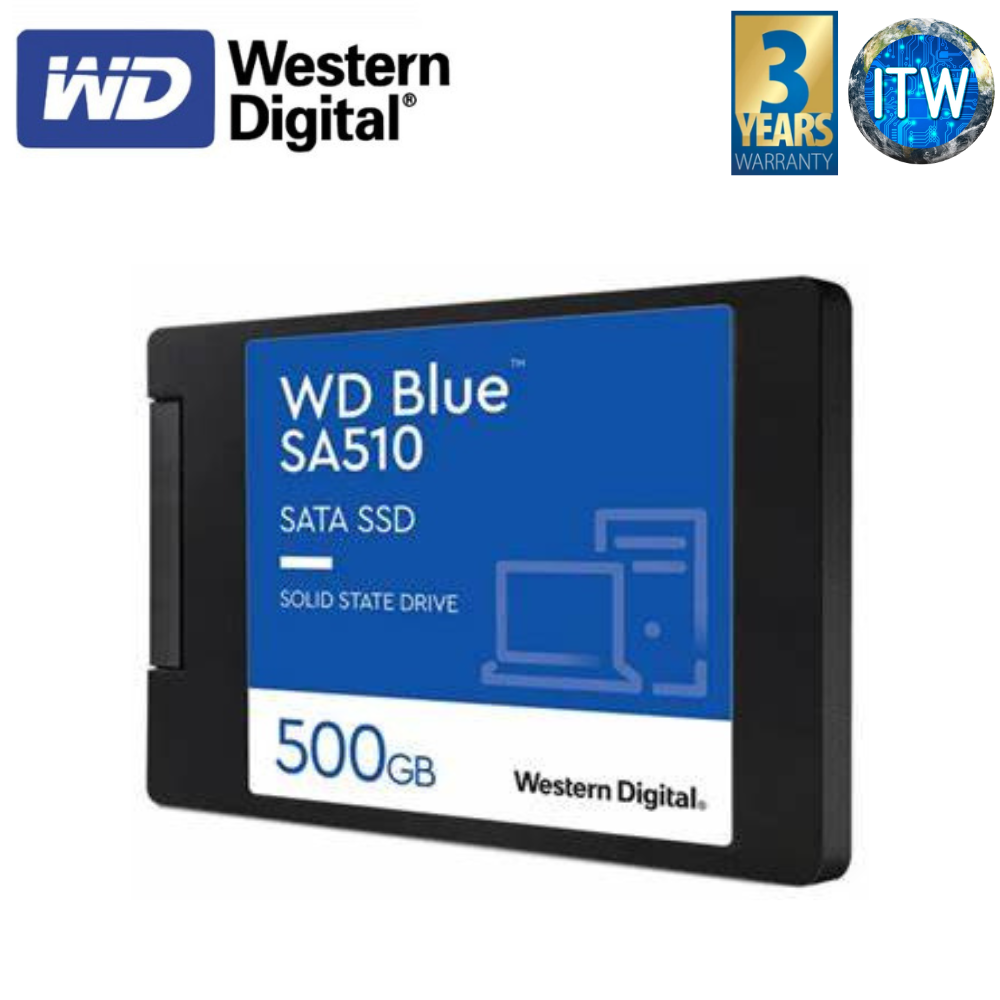 Western Digital WD Blue SA510 2.5 - 500 Go - Disque SSD Western Digital  sur