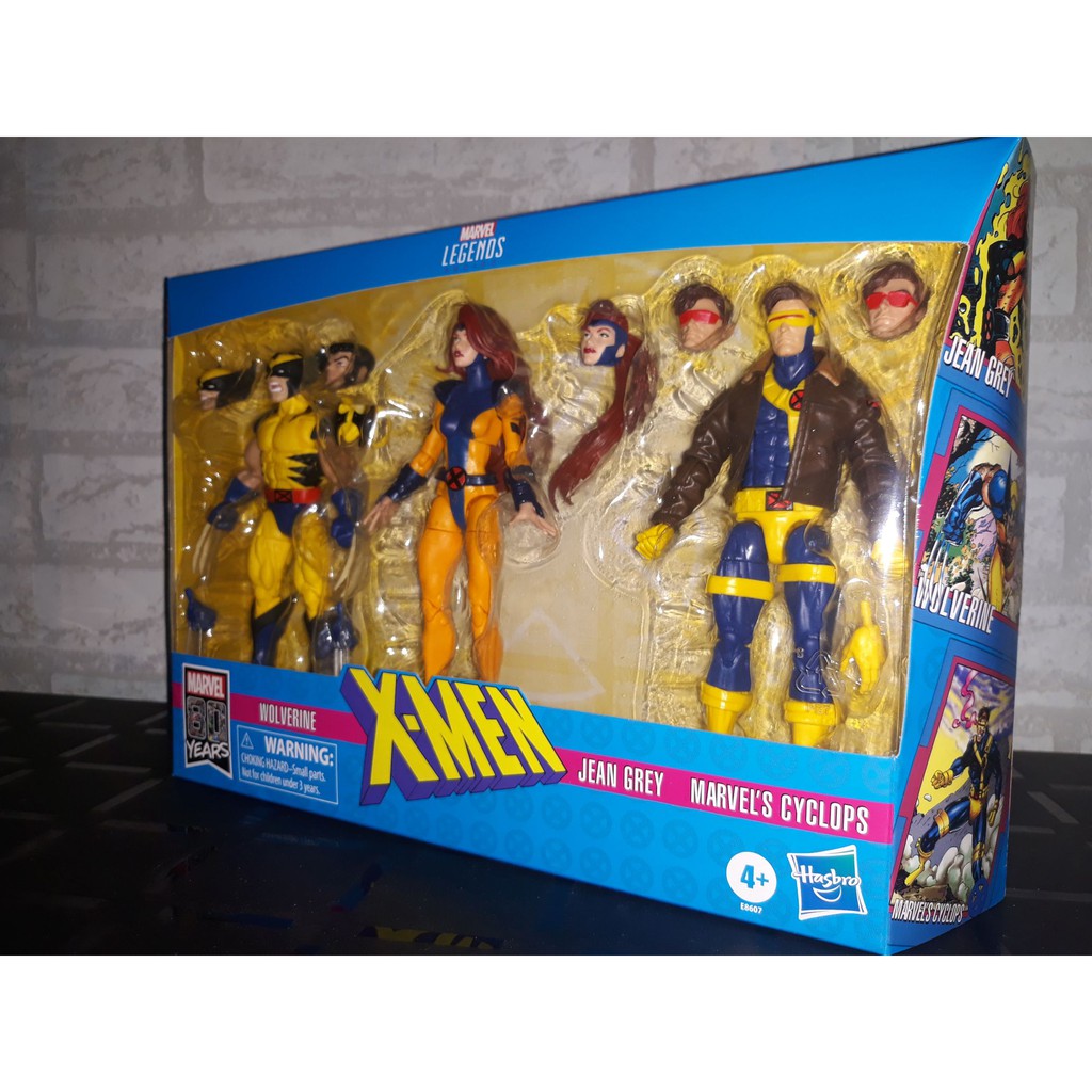 Wolverine, Jean Grey, Cyclops Love Triangle (X-Men) Marvel Legends by ...