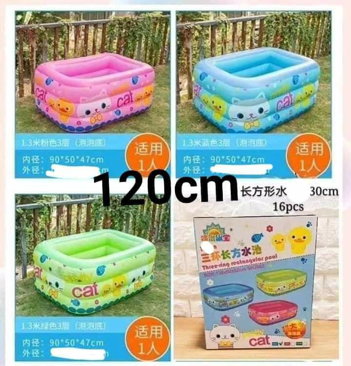 two ring rectangular pool
