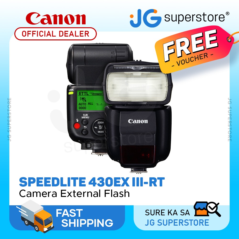 Canon Speedlite 430EX III-RT External Flash for EOS and PowerShot