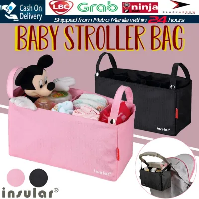 COD-YiC Brand Baby Stroller Bag Hanging Carriage Pram Buggy Cart Bag