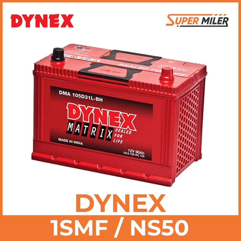 Dynex 1SMF / NS50 Car Battery (With Warranty) | Lazada PH