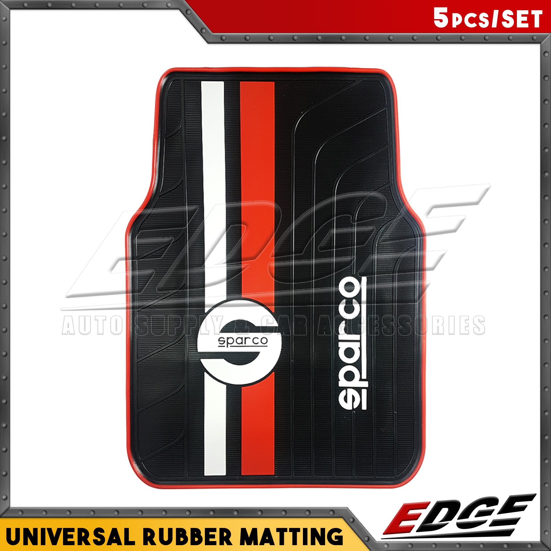 Universal Rubber Matting - SUPREME - 5pcs/set // 5in1 car mat lv