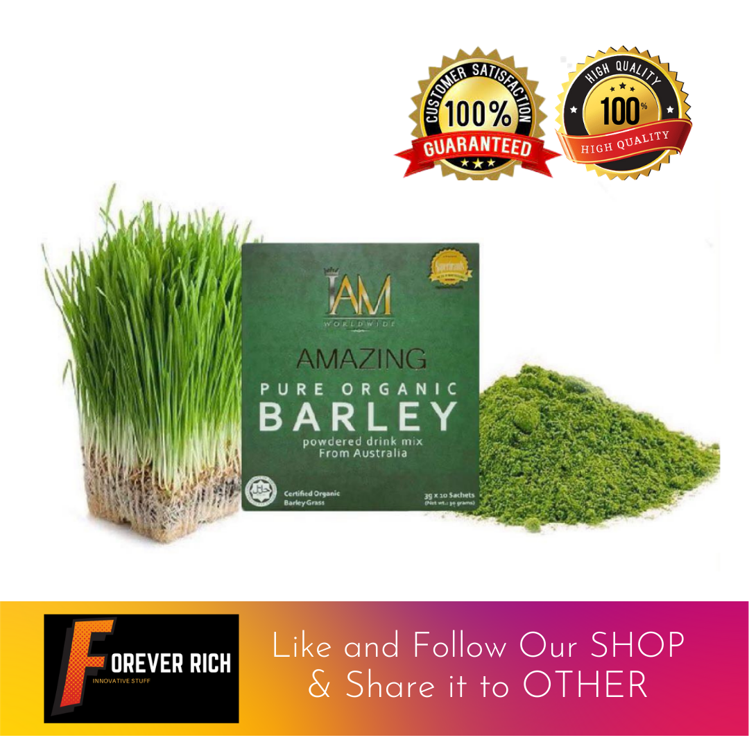 [Forever Rich] IAM Amazing Pure Organic Barley powdered drink mix from