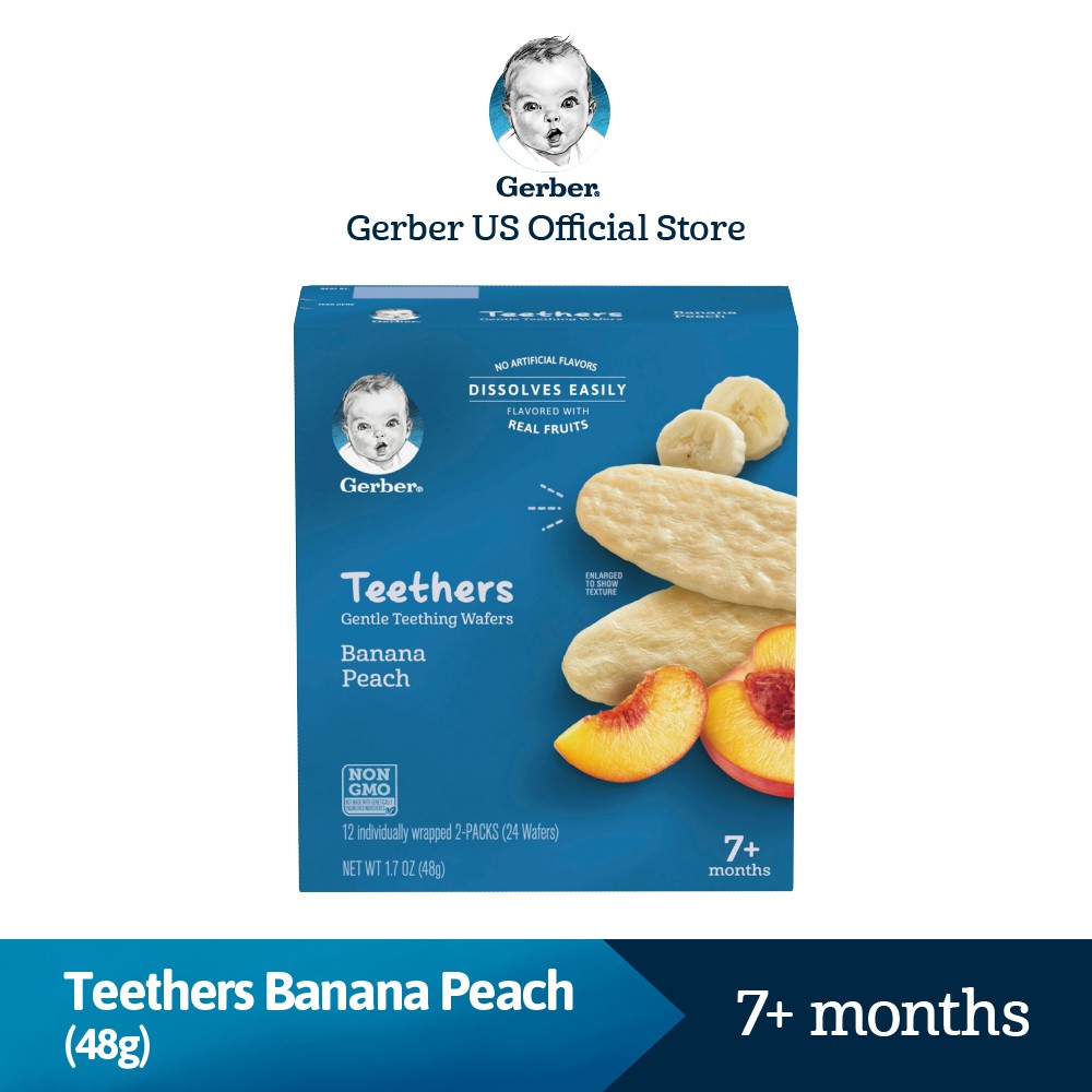 Gerber Teethers Banana Peach 48G Lazada PH
