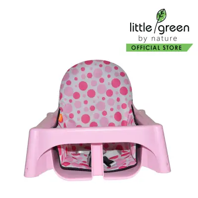 Babyhood Highchair Cushion Seat Pink Dots