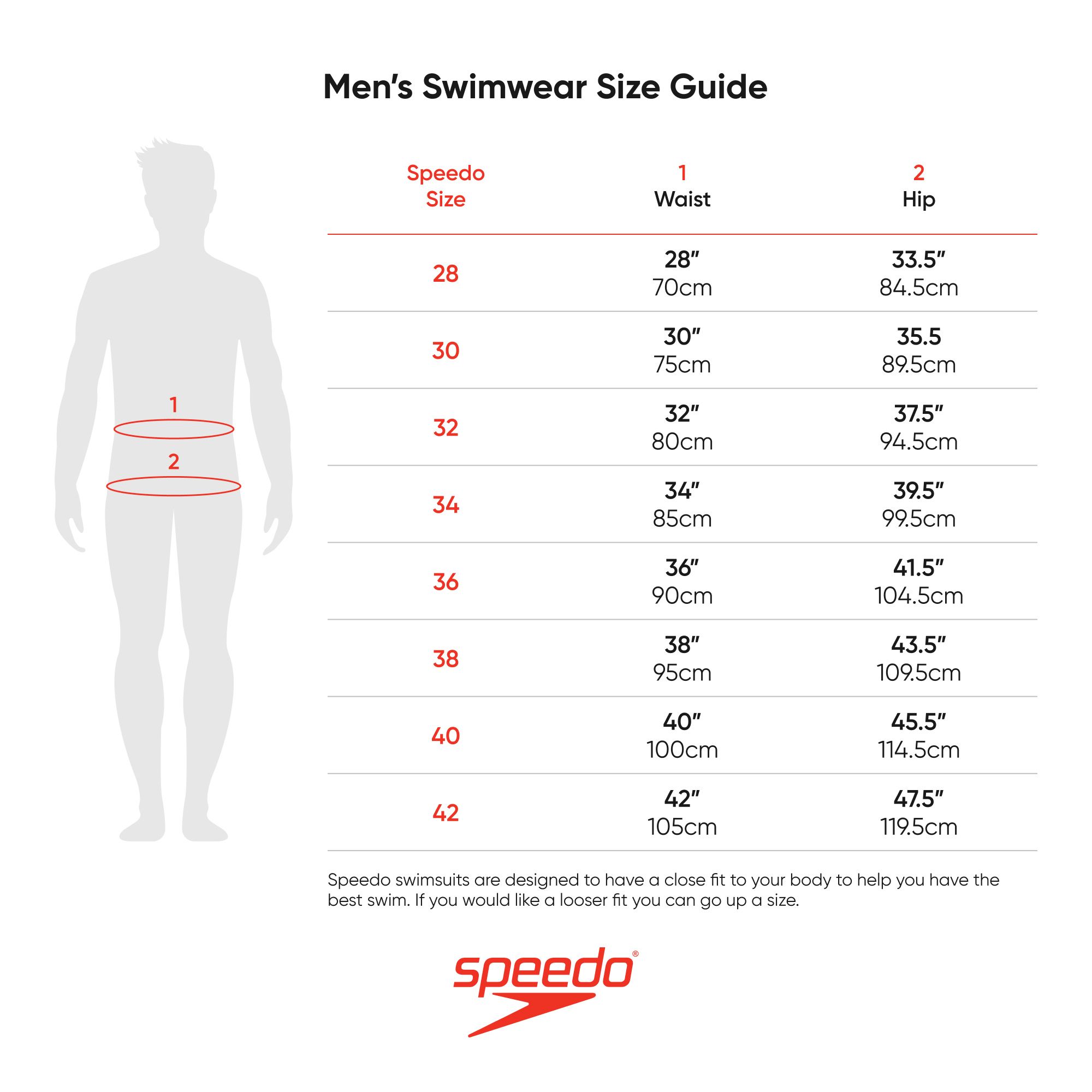 SeaMorgens Swimwear Size Guide
