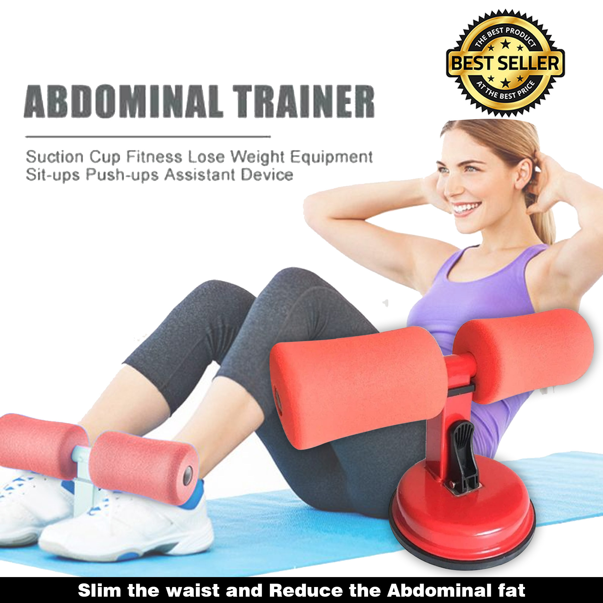 Pro Sit Ups Abdominal Exerciser Waist Slimming Fitness Training Equipment 
