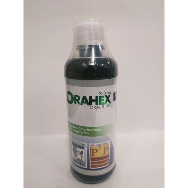 Orahex Oral Rinse 380ml And Orahex-AF Mint Flavor 380ml | Lazada PH