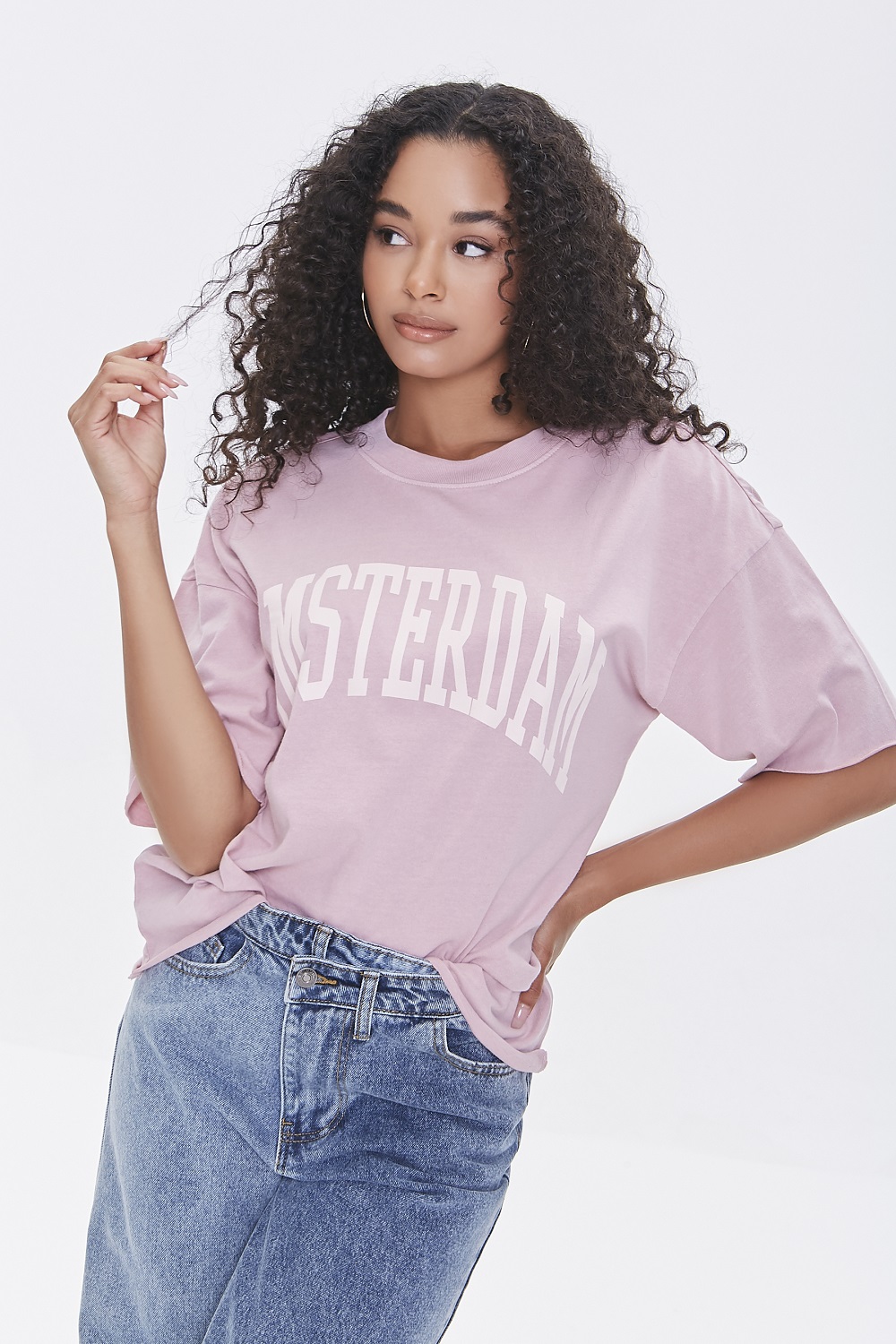 Amsterdam Graphic Oversized Tee | Lazada PH