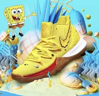 Nike Kyrie 5 Spongebob Squarepants Yellow GS PS eBay