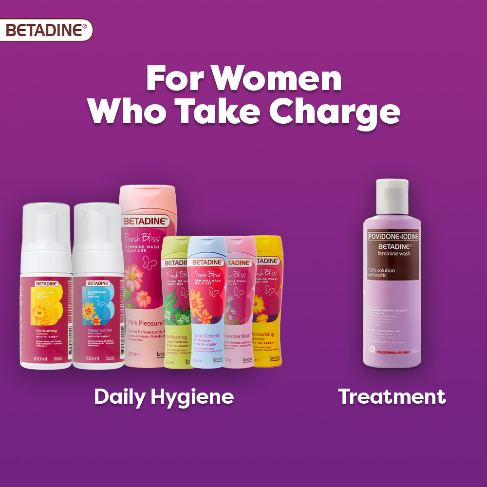 BETADINE® Fresh Bliss® Lavender Mist 250ml - Soothing Cleanse with pH Balance & Odor Care