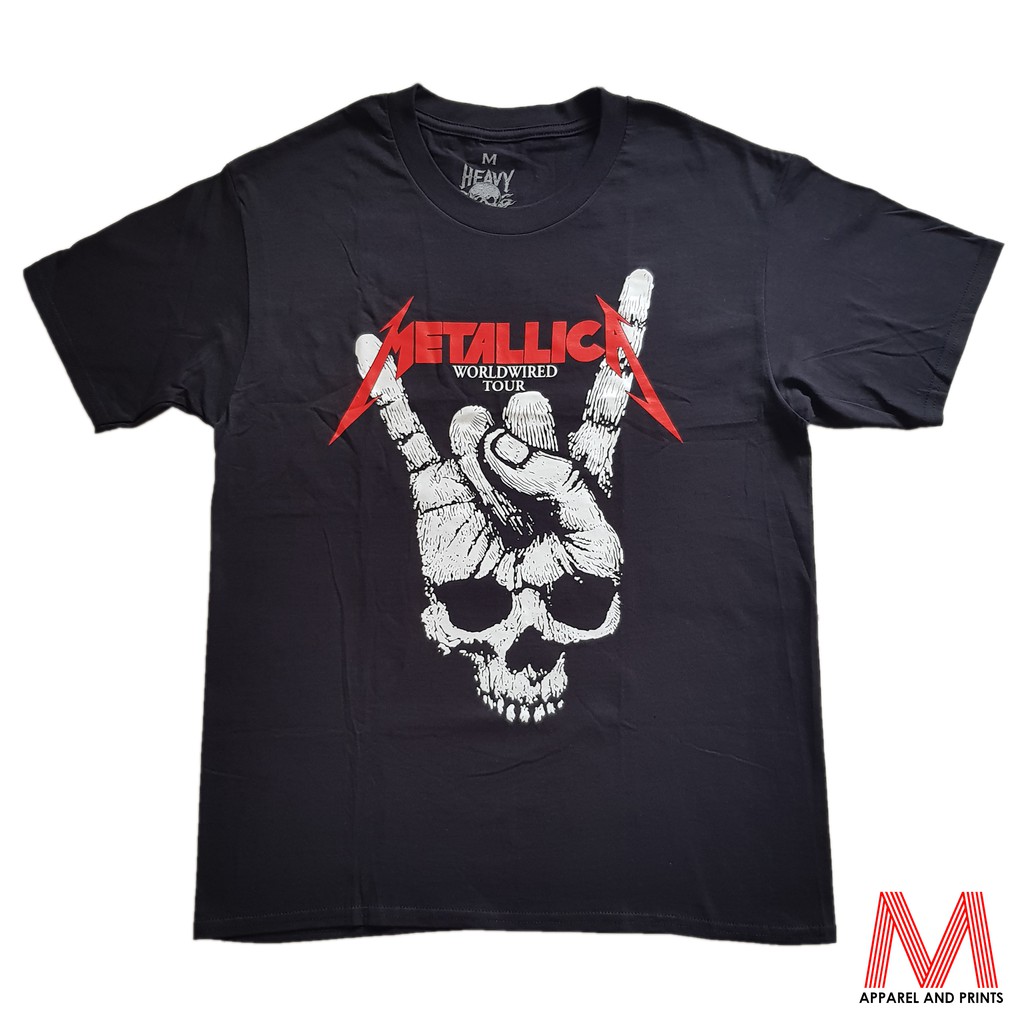 Metallica Worldwired Tour Heavy Metal Rockband Rock Band T-Shirt ...