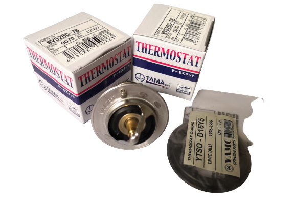 TAMA Thermostat With Gasket For 1993-1997 Honda Civic & Del Sol – Made In Japan, 78°C, WV52BC-78